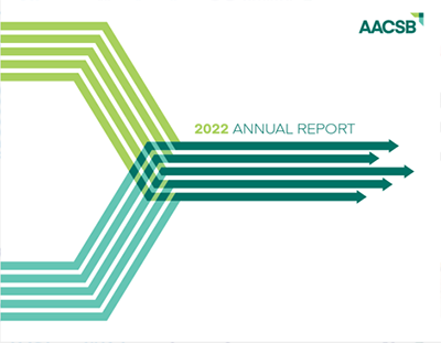 2022 AACSB Annual Report cover