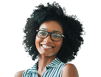 smiling faculty member