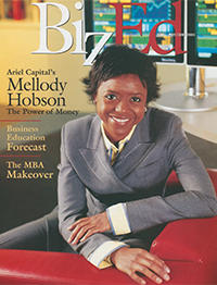 BizEd Magazine May/June 2005 cover featuring Mellody Hobson
