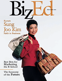 BizEd Magazine March/April 2006 cover featuring Sung Joo Kim
