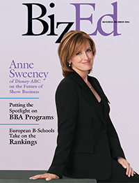 BizEd Magazine November/December 2006 cover featuring Anne Sweeney