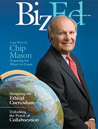 BizEd Magazine September/October 2006 cover featuring Chip Mason