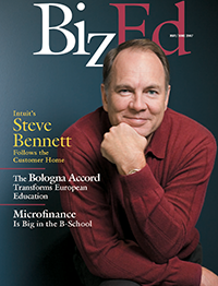 BizEd Magazine May/June 2007 cover featuring Steve Bennett