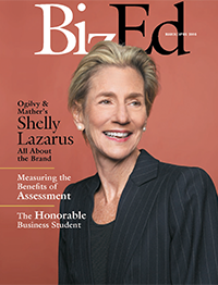 BizEd Magazine March/April 2008 cover featuring Shelly Lazarus