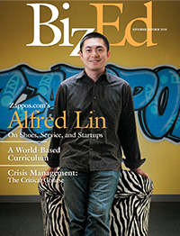 BizEd Magazine September/October 2010 cover featuring Alfred Lin