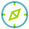 Compass values icon