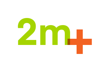 2 Million Plus 2 million plus