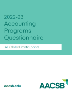 BSQ Accounting Programs Questionnaire 2022-23