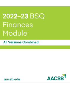 BSQ Finances Module 2021-22