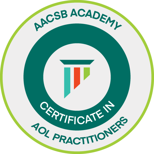 Badge for achievement of AoL Practitioner Course
