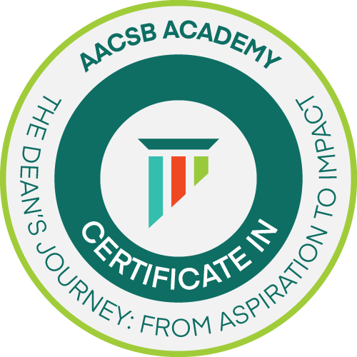 The Dean's Journey: From Aspiration to Impact Program Badge The Dean's Journey: From Aspiration to Impact Program Badge
