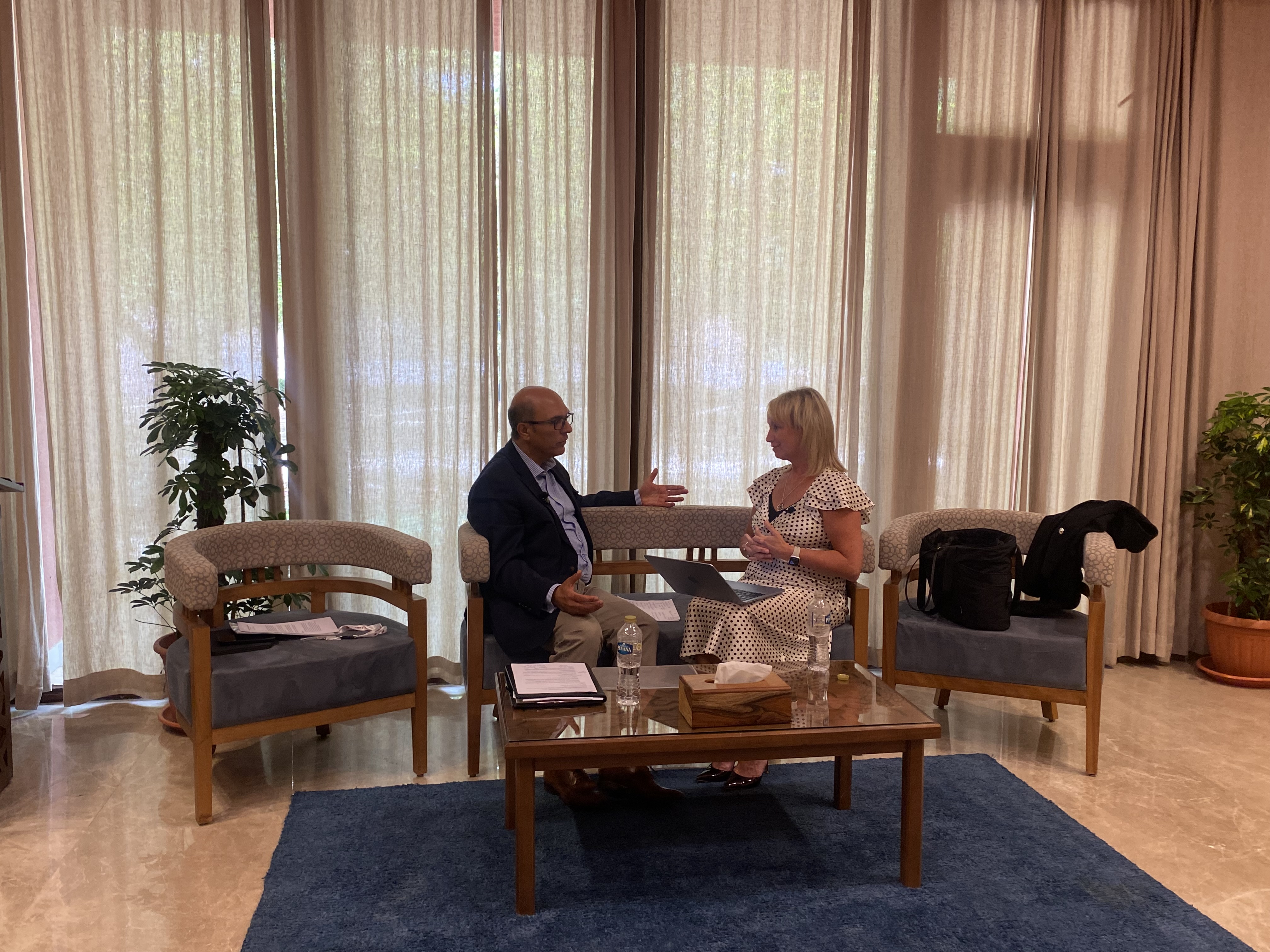 Sherif Kamel, The American University in Cairo, and Eileen McAuliffe, AACSB International