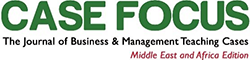 Logo: "Case Focus: the Journal of Business & Management Teaching Cases, Middle East and Africa Edition"