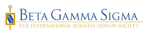 Logo for Beta Gamma SIgma, the International Business Honor Society