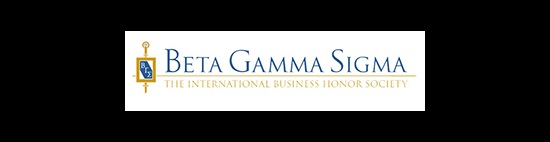 Logo for Beta Gamma SIgma, the International Business Honor Society