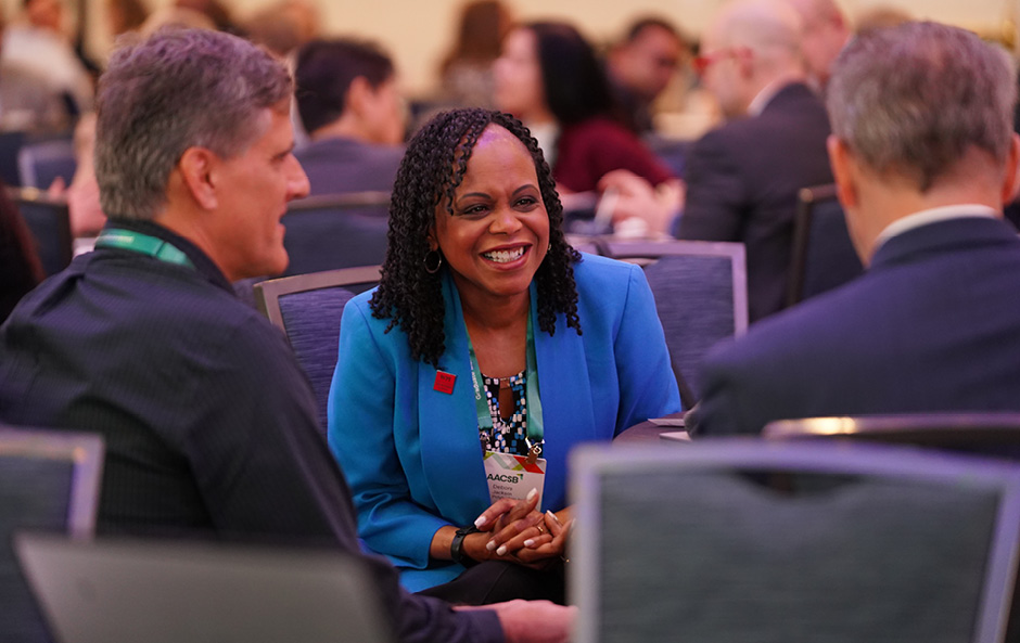 business people at a seminar