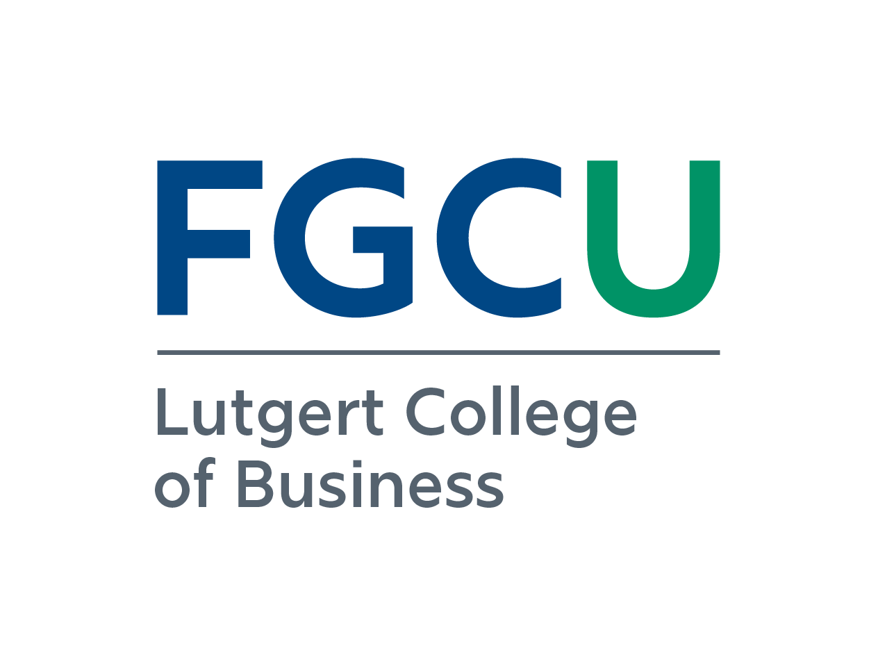 FGCU Lutgert College of Business logo vertical